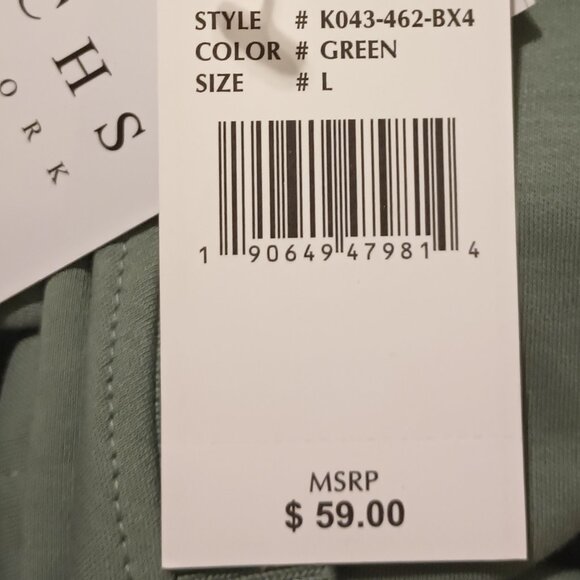 NEW Jachs New York Updated Classic Green short Sleeved T-shirt Large - Picture 7 of 8